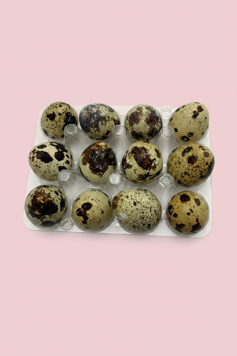 Freeze dried quail eggs