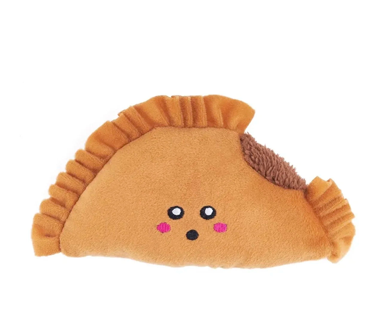 Empanada dog toy